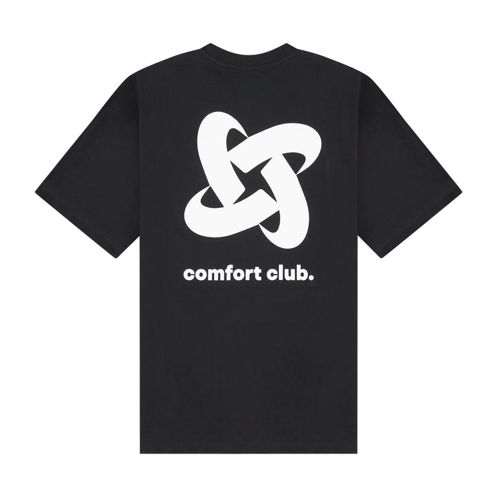 Fusing Tee Black White